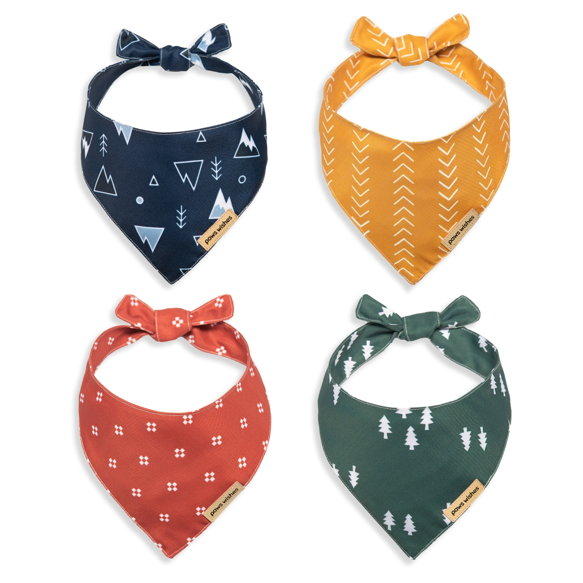 Dog Bandana Rust Red Rock