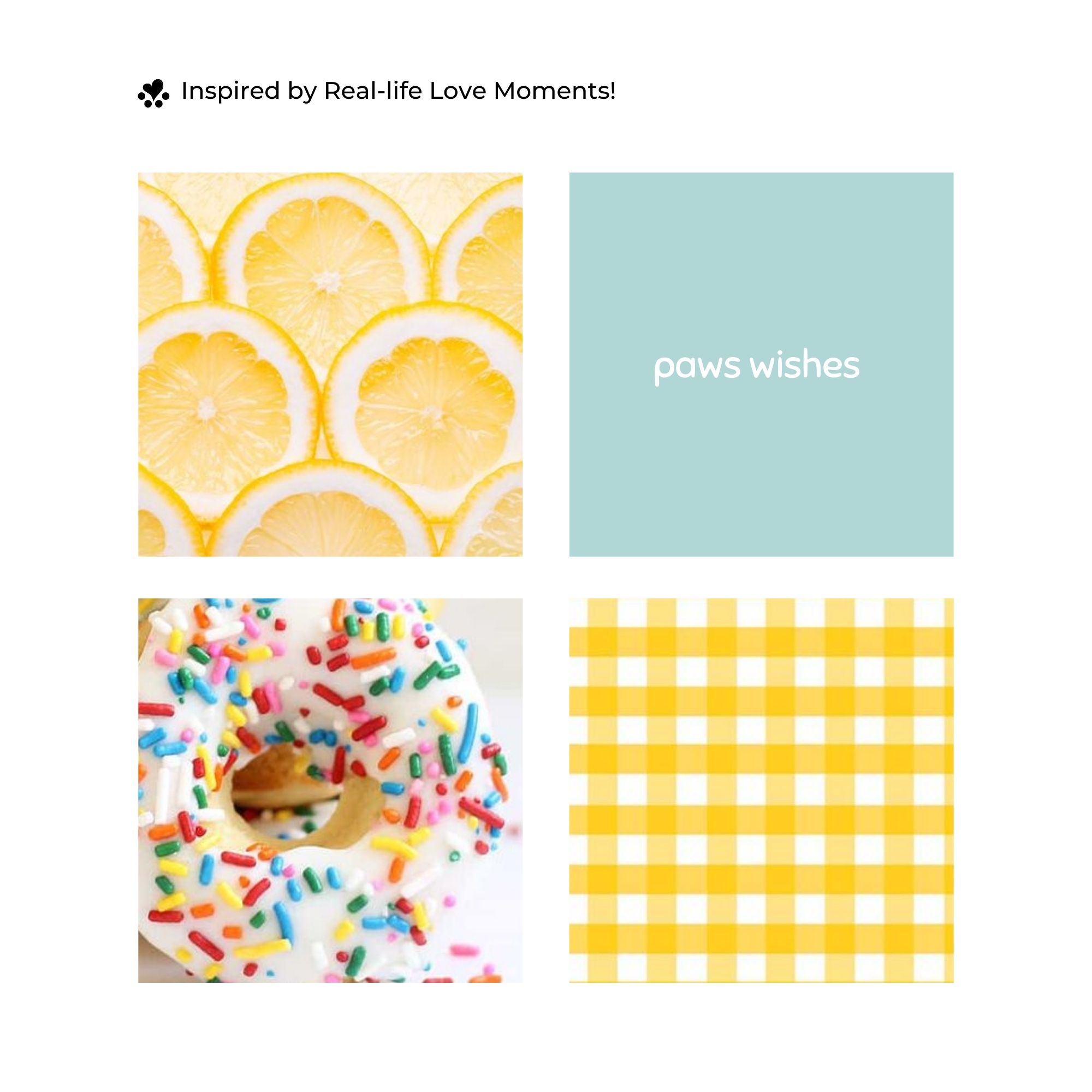 Dog Bandana Yellow Lemon Fruit