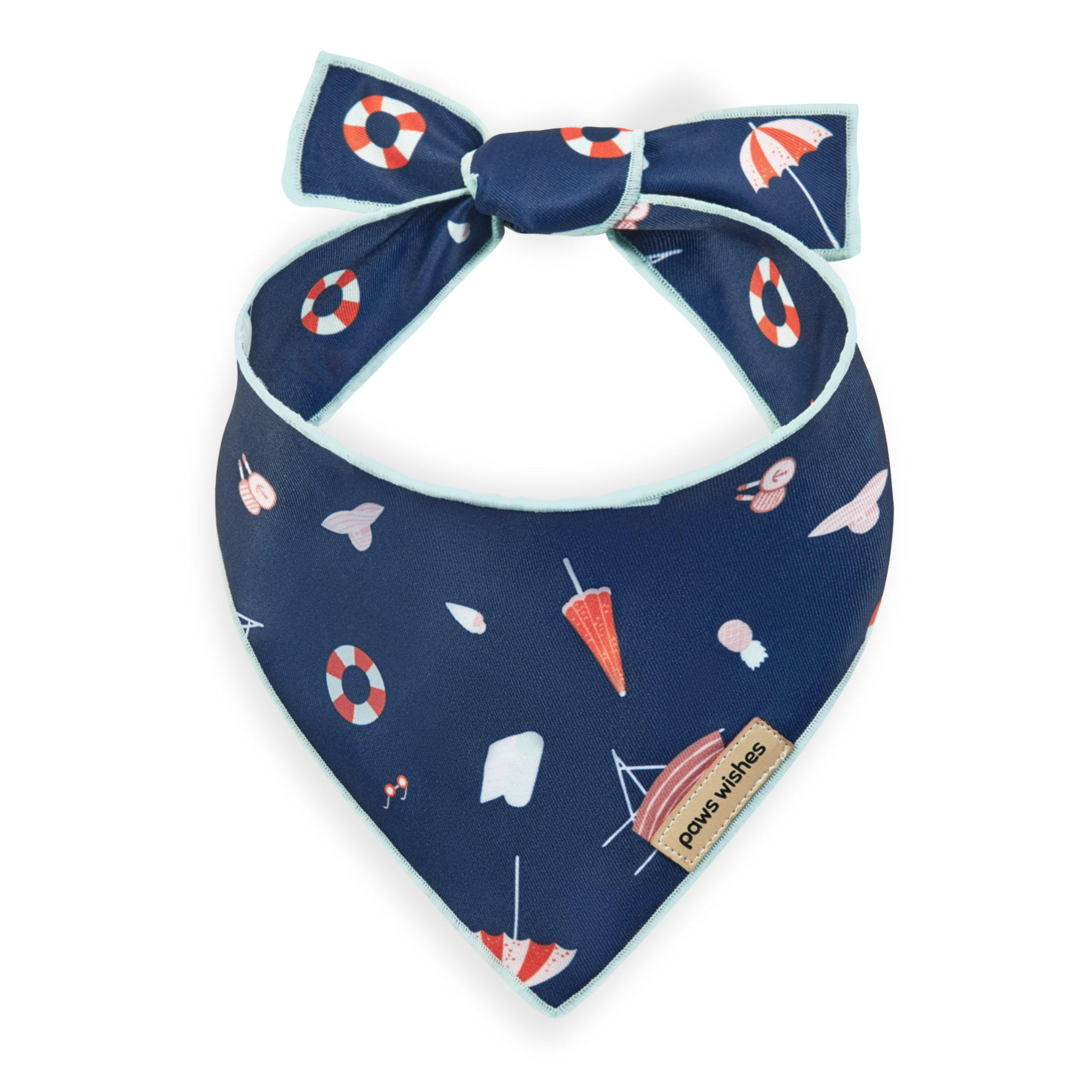 Dog Bandana Beach Time