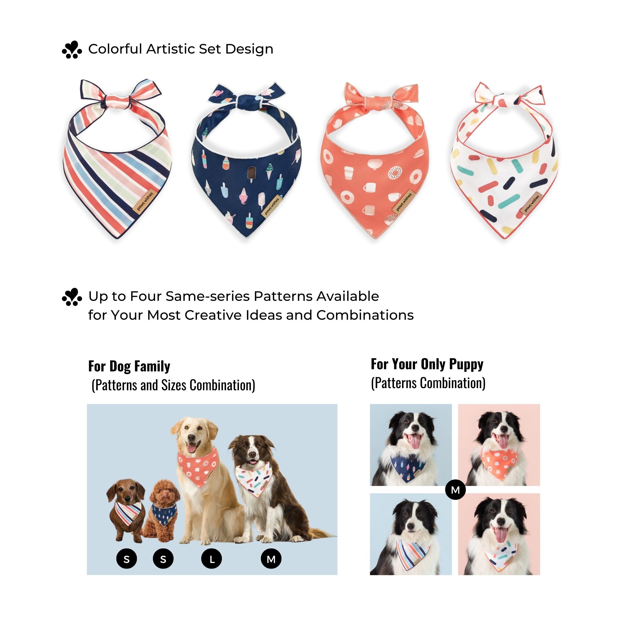 Dog Bandana Drink and Dessert