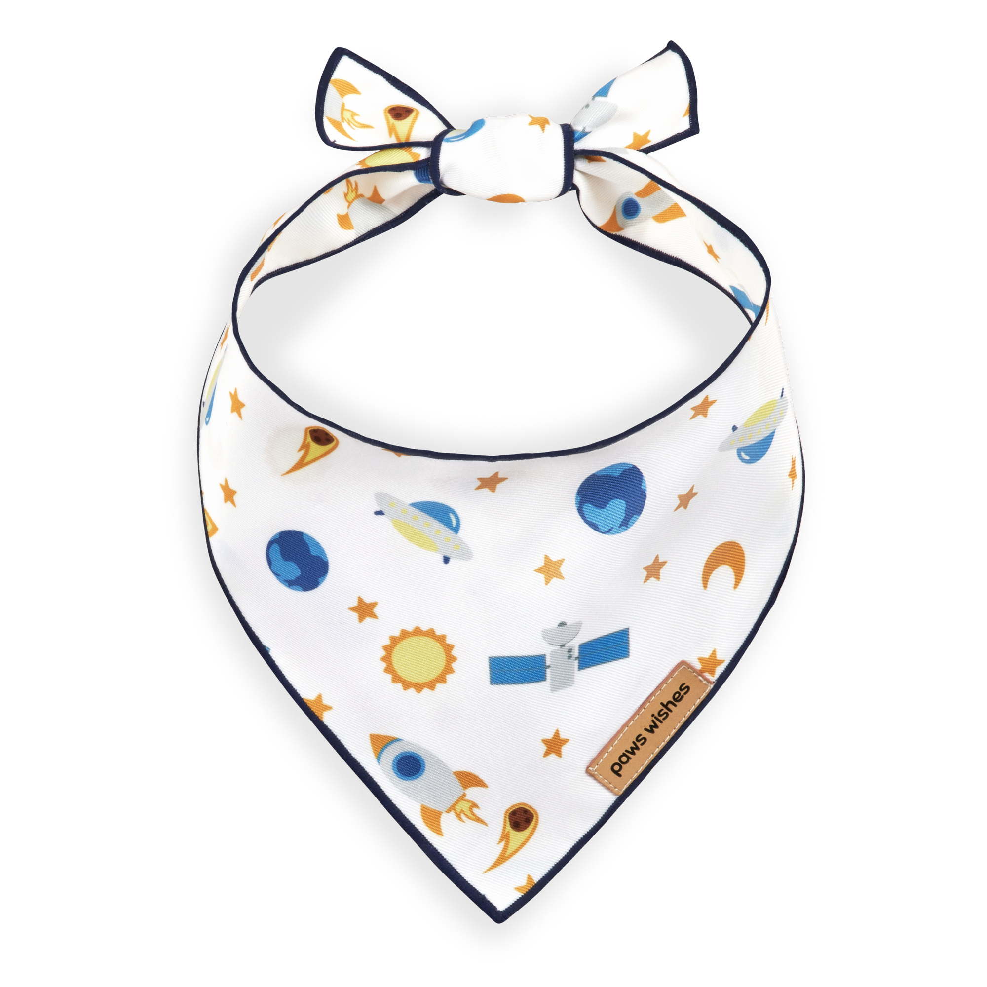 Dog Bandana Rocket and Satellite