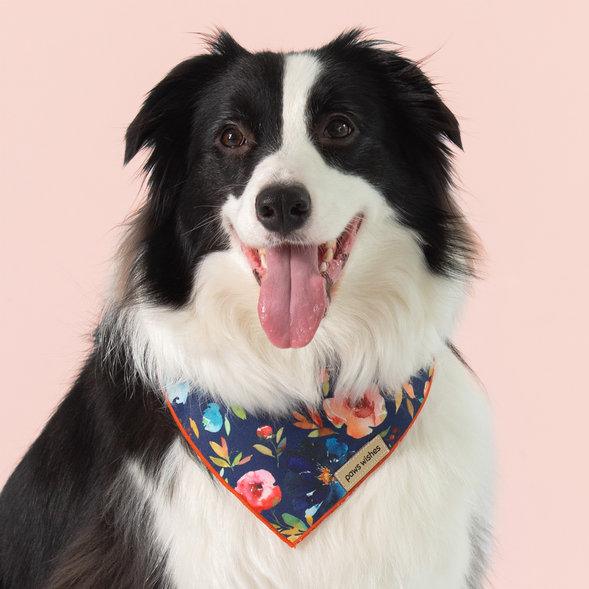 Dog Bandana Blossom in Blue