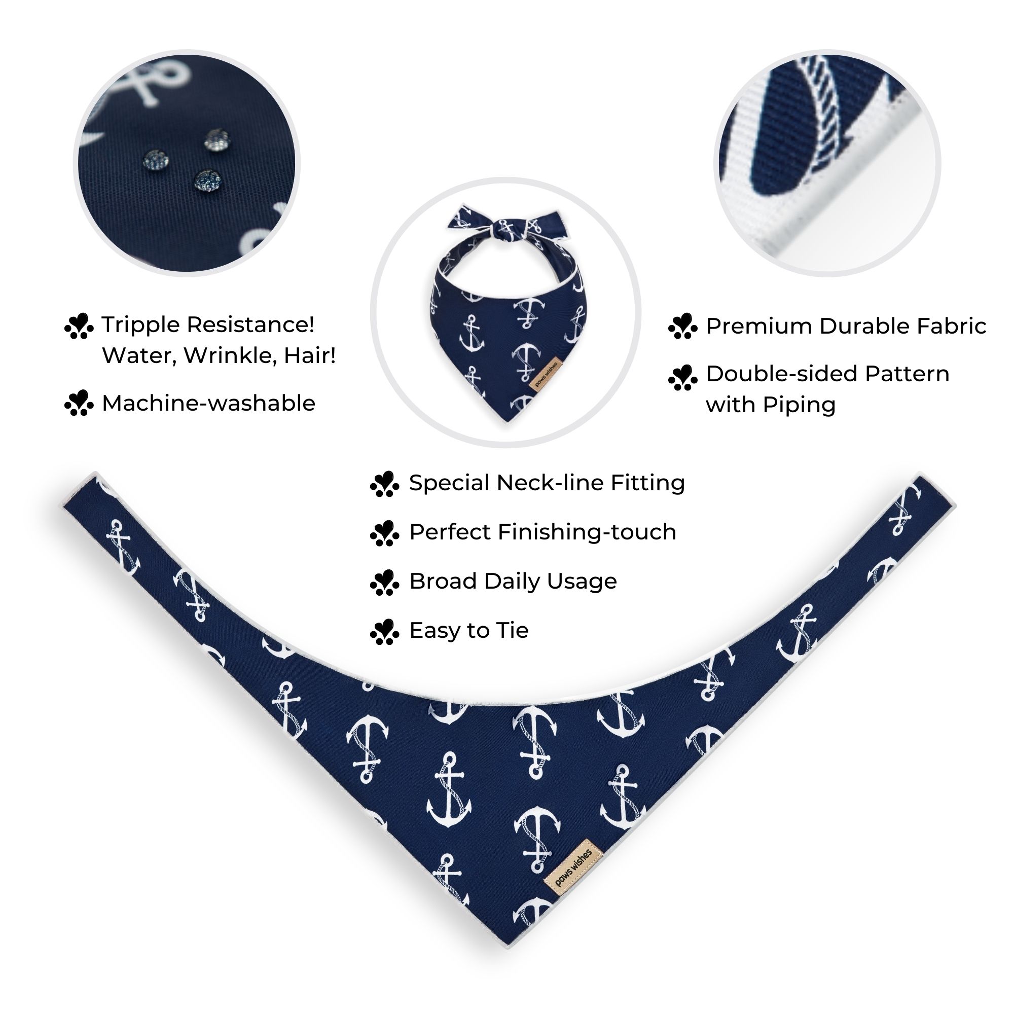 Dog Bandana Anchor