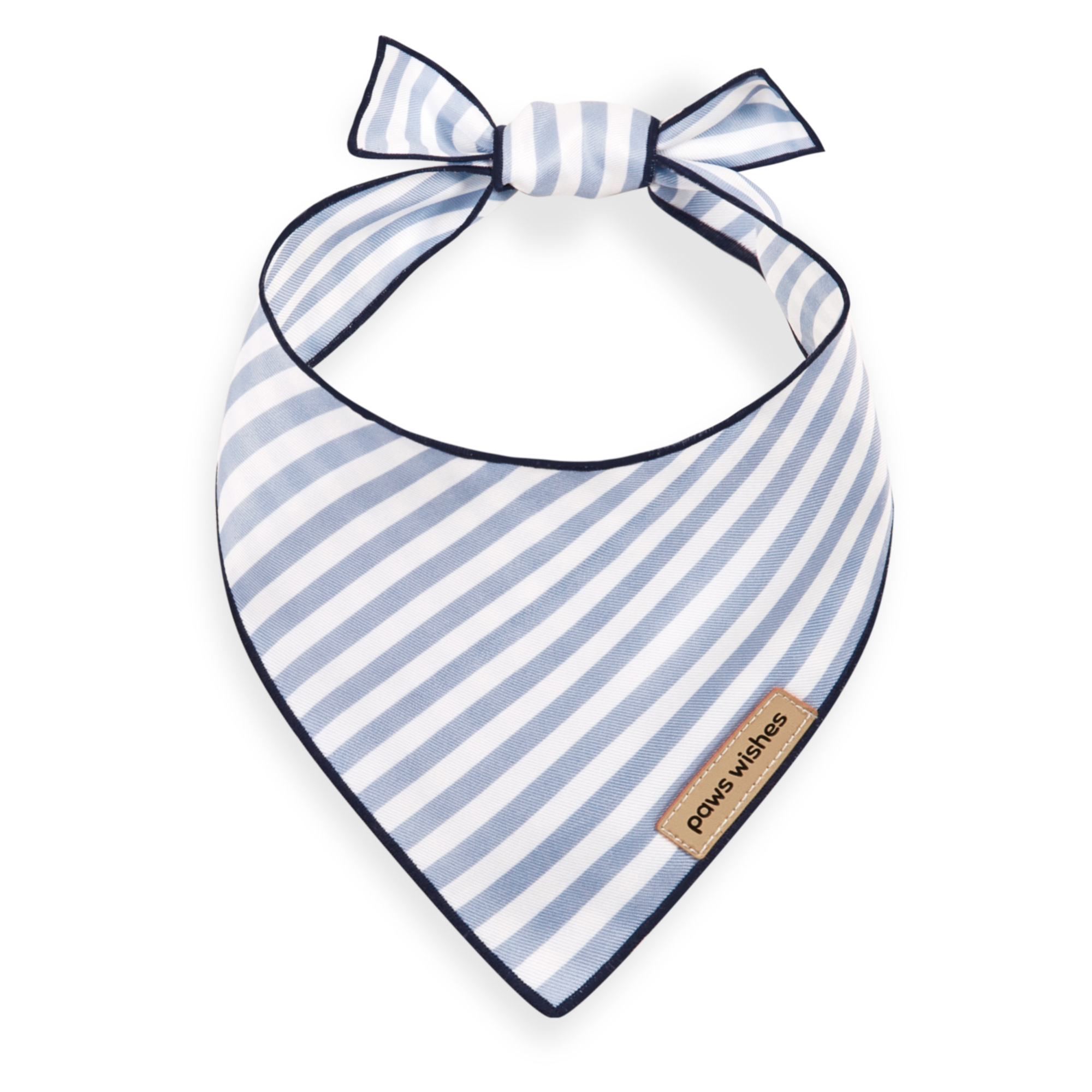 Dog Bandana Blue Stripes