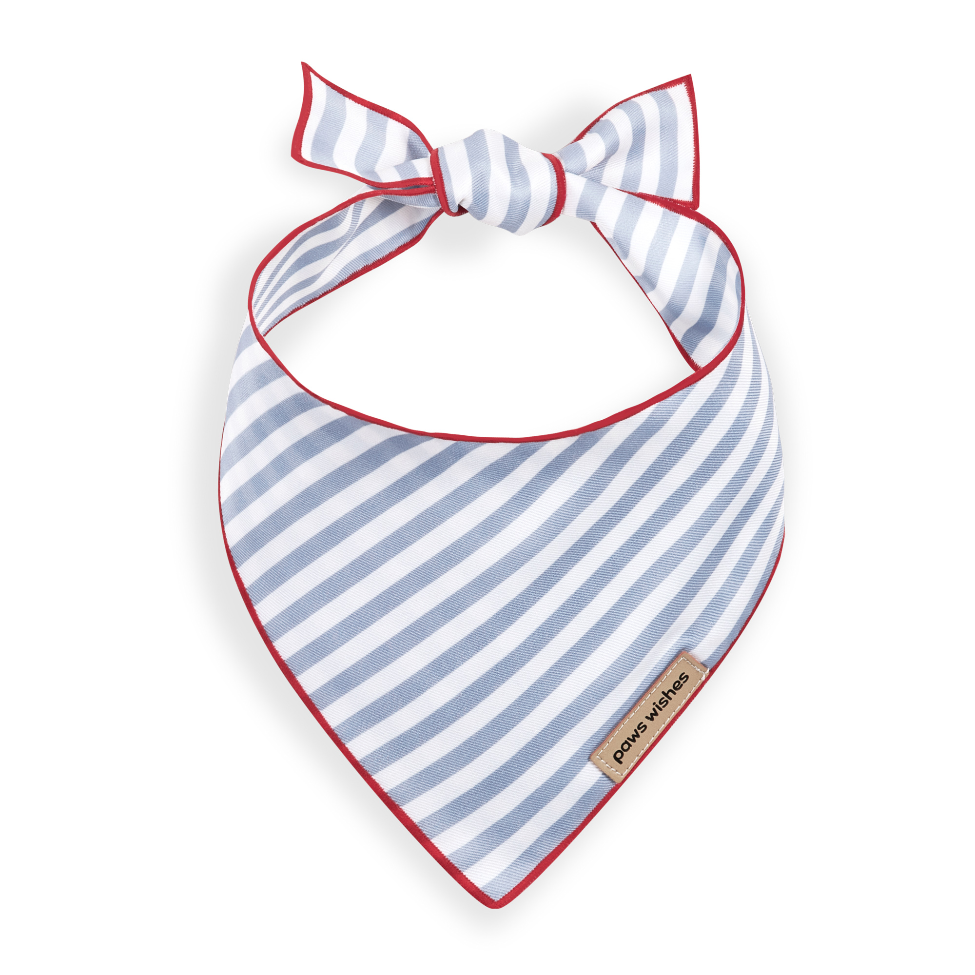 Dog Bandana Blue Stripes