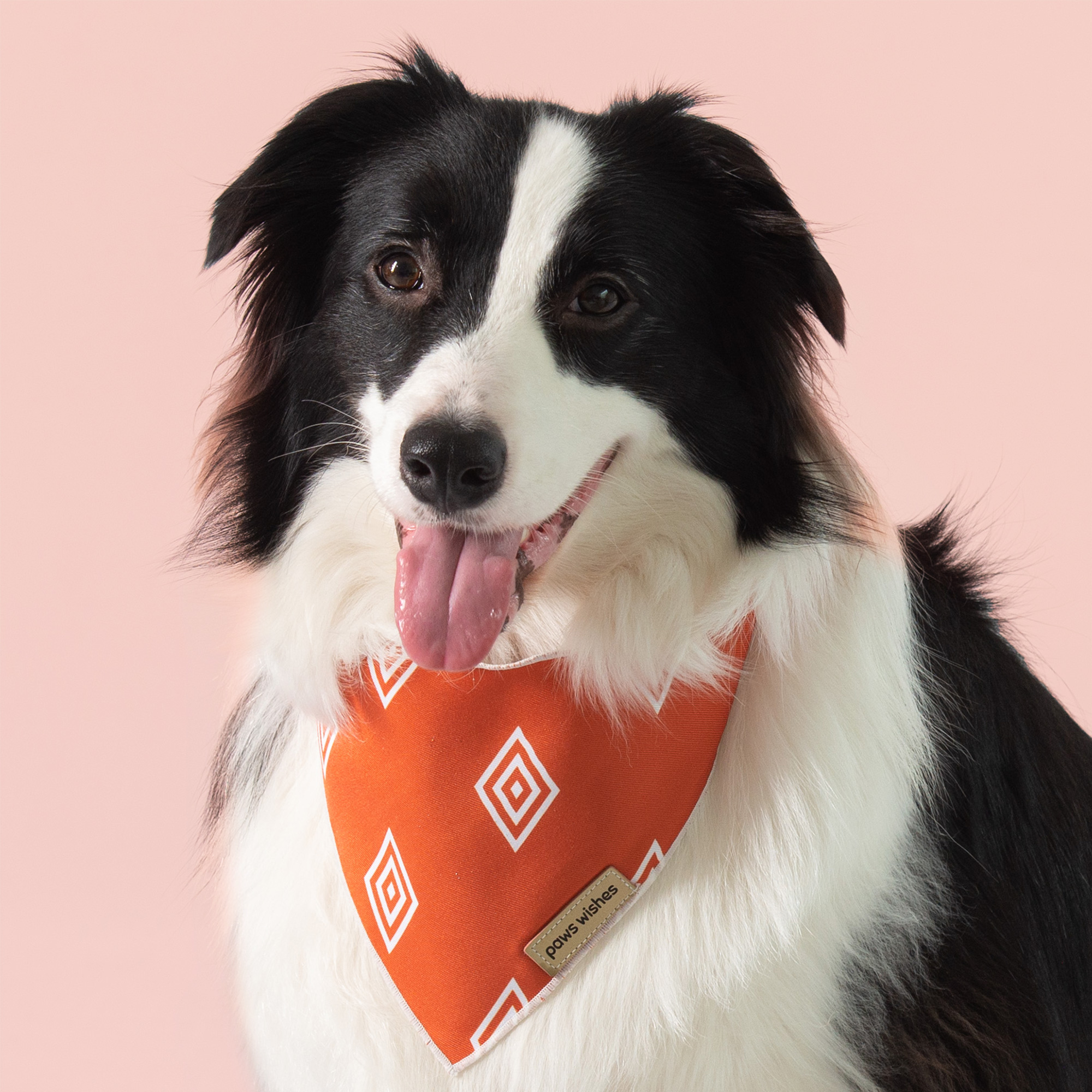 Dog Bandana African Mudcloth Diamond
