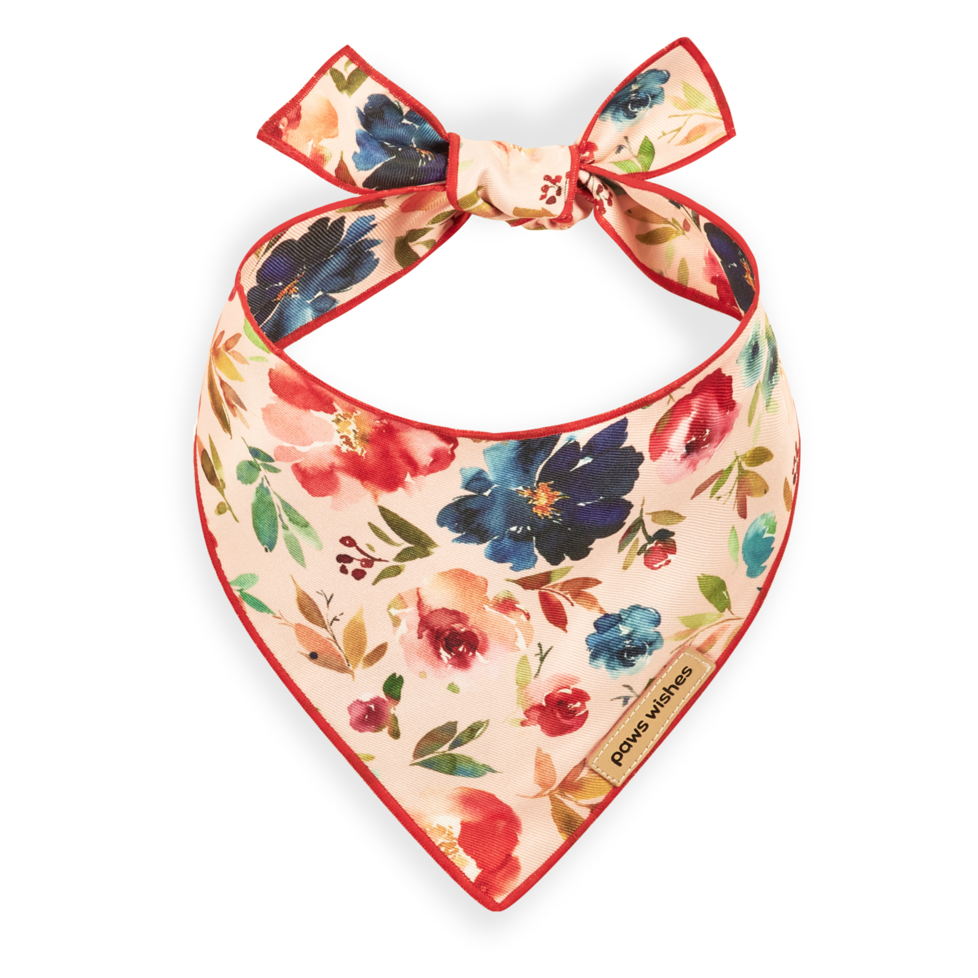 Dog Bandana Blossom in Coral