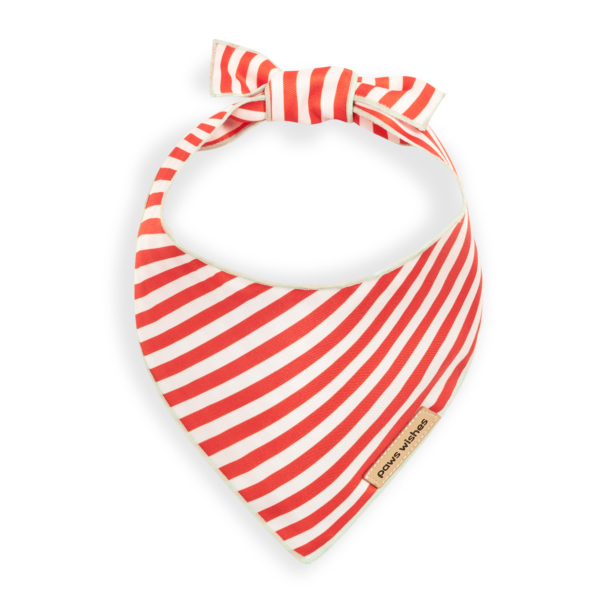 Dog Bandana Coral Stripes