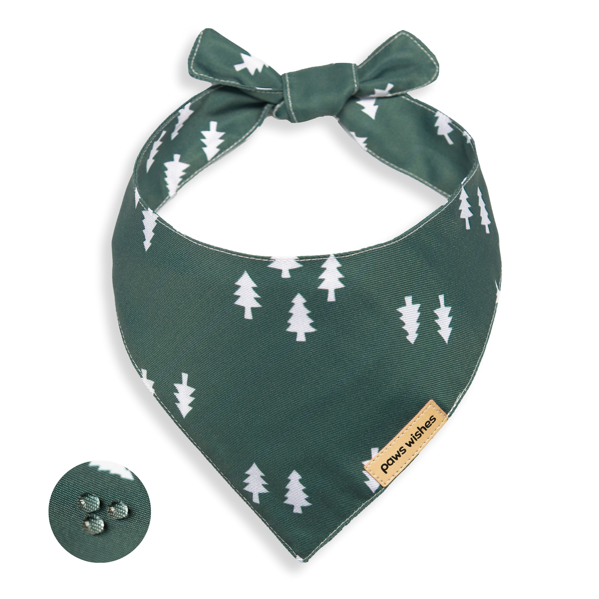 Dog Bandana Pine Tree