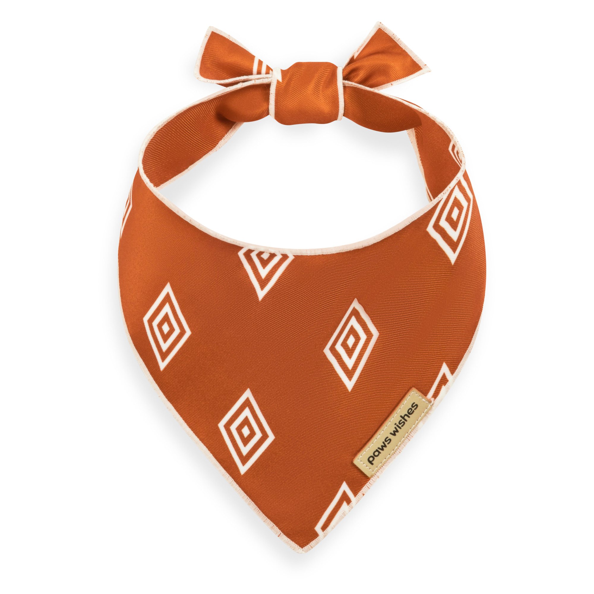Dog Bandana African Mudcloth Diamond