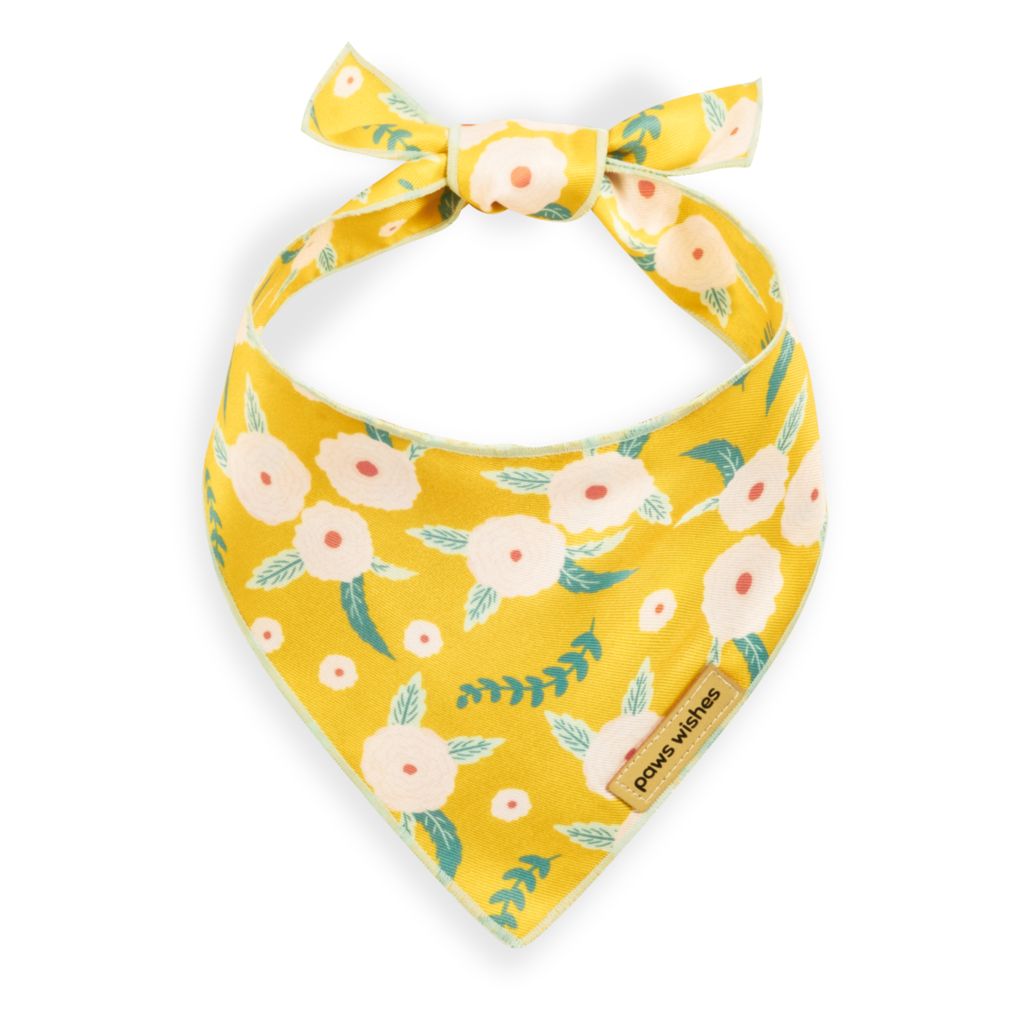 Dog Bandana Blossom in Yellow