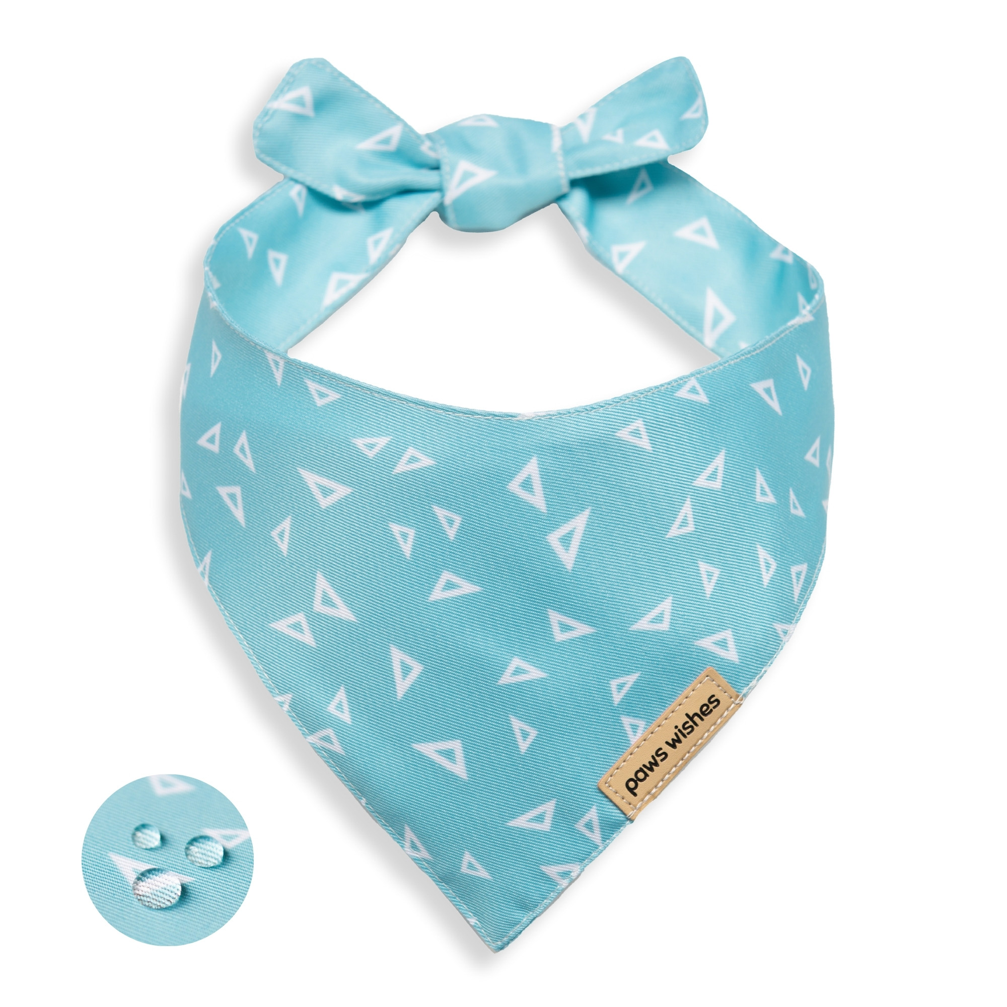 Dog Bandana Ice Blue