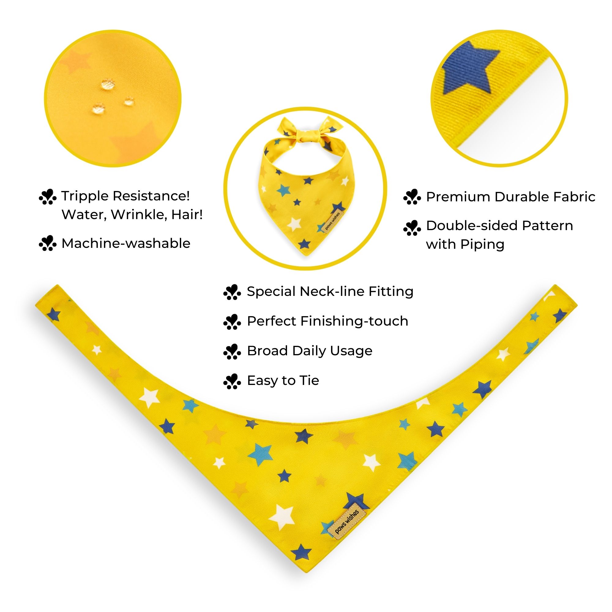 Dog Bandana Star
