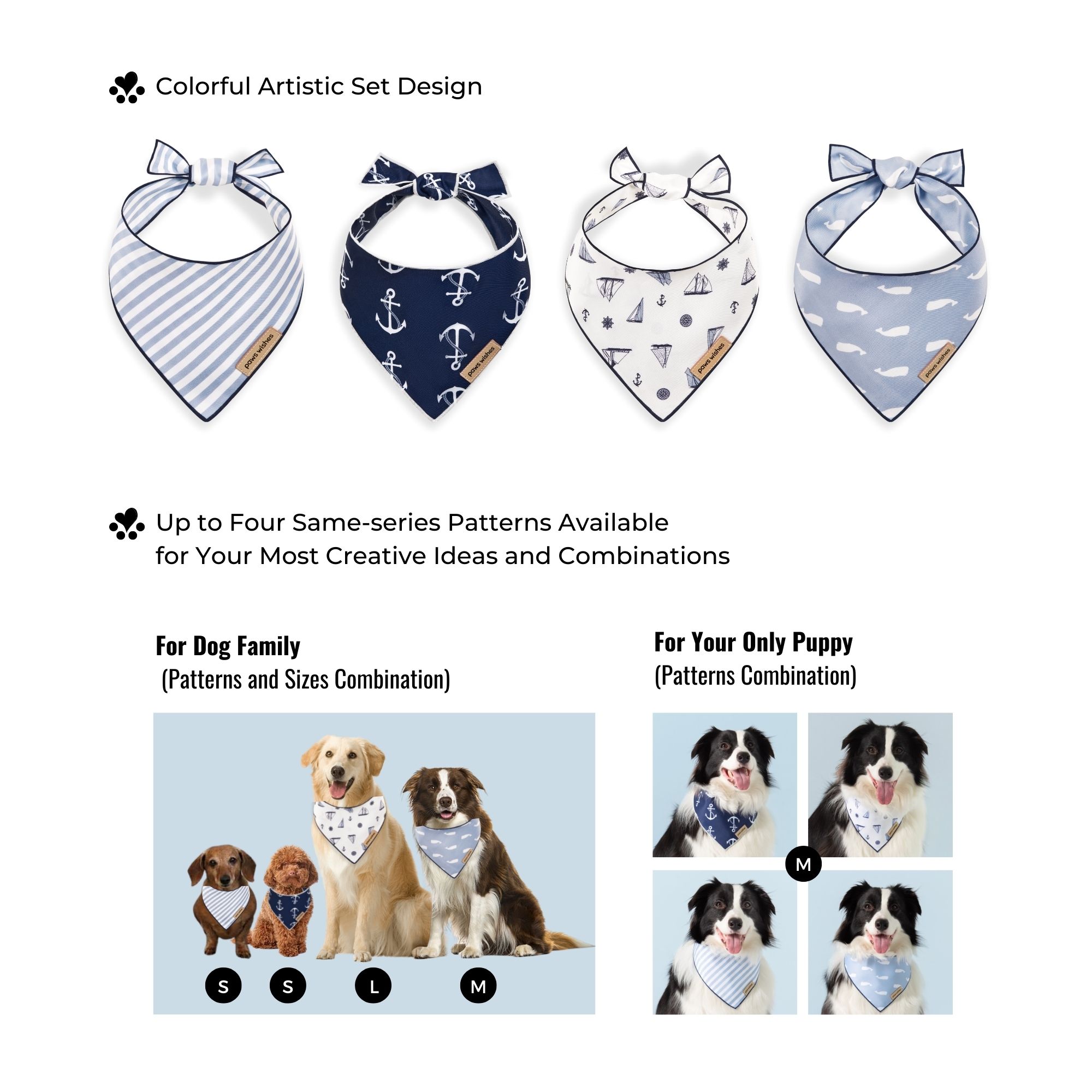 Dog Bandana Sailboat